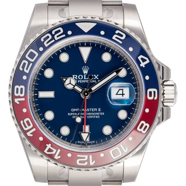 Rolex GMT-Master II 18ct White Gold Blue Dial 126719BLRO Watch