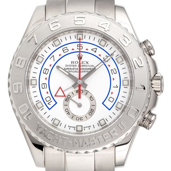 Rolex Yacht-Master II 18ct White Gold White Dial 116689