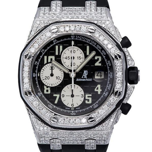 Audemars Piguet Royal Oak Offshore 42mm Diamond-Set Custom Watch 25940SK.OO.D002CA.01