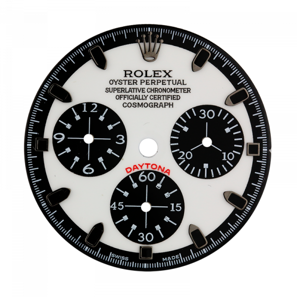 Custom White/Black Dial for Rolex Daytona