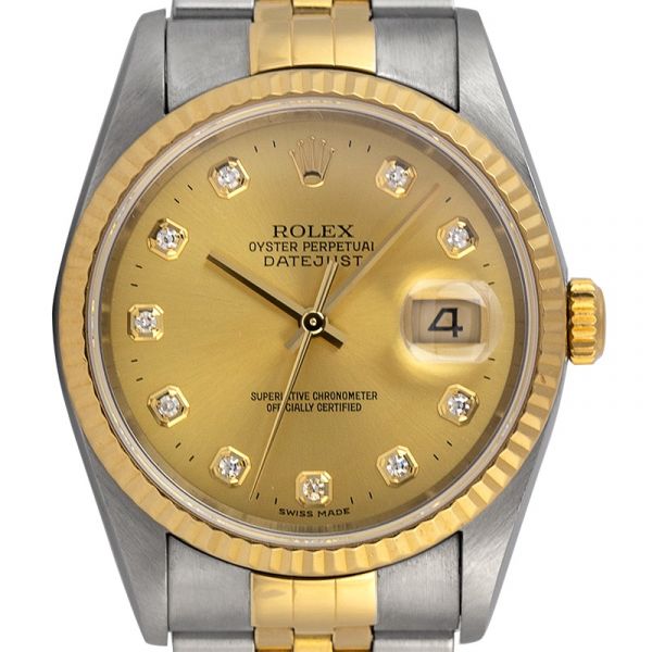 Rolex Datejust 36 Steel and Yellow Gold Jubilee 16233
