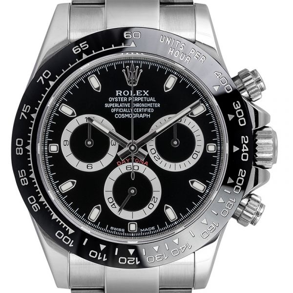 Rolex Daytona Steel Ceramic Bezel Black Dial 116500LN Watch
