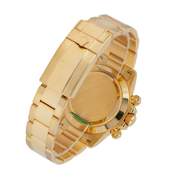 Rolex Daytona 18ct Yellow Gold Black/Diamonds Dial Watch 116508