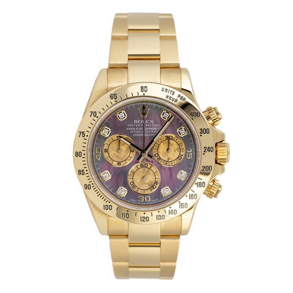 Rolex Daytona 18ct Yellow Gold Mother of Pearl 116528