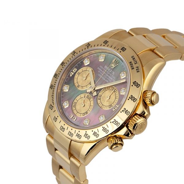Rolex Daytona 18ct Yellow Gold Mother of Pearl 116528