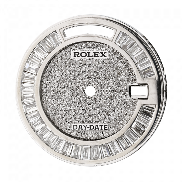 Rolex Day-Date 36mm Diamond Set Custom Dial