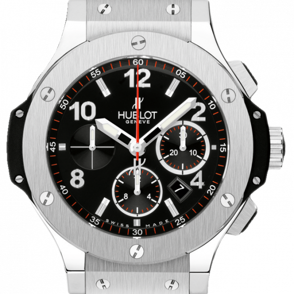 Hublot Big Bang 44mm Steel Watch with Rubber Strap 301.SX.130.RX