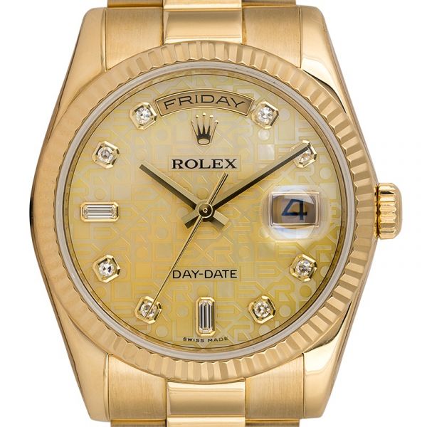 Rolex Day-Date 36 18ct Yellow Gold 118238