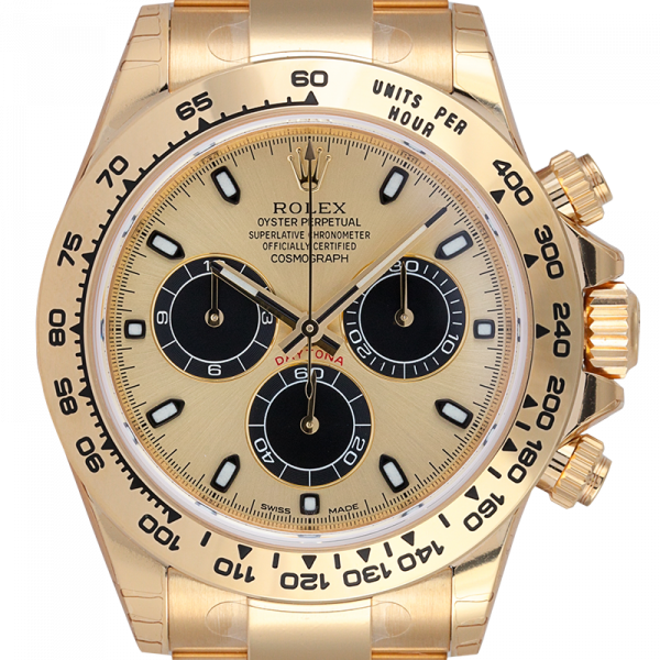 Rolex Cosmograph Daytona 18ct Yellow Gold with Champagne-colour and black dial 116508