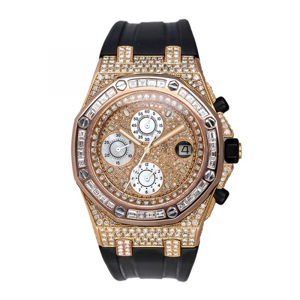 Audemars Piguet Royal Oak Offshore 26178OK.OO.D002CA.01 Custom Diamond Set Watch