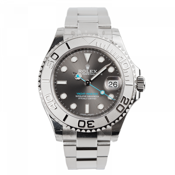 Rolex Yacht-Master Steel and Platinum Rhodium Dial Oyster 268622