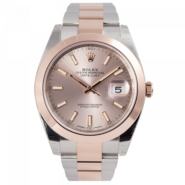 Rolex DateJust II 41 Steel and Everose Gold Oyster 126301