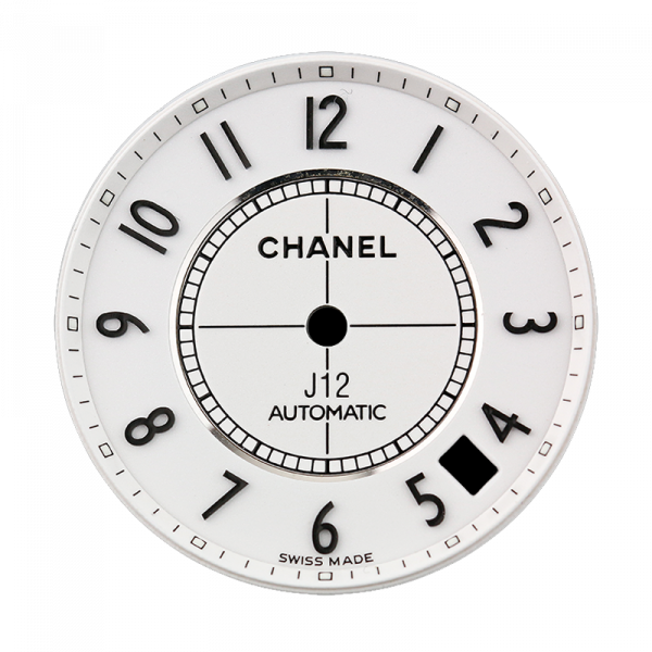 Chanel J12 38mm White/ Black Arabic Numeral Custom Dial
