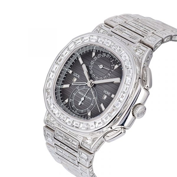 Patek Philippe Nautilus 5990 Custom Diamond Set Watch