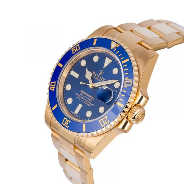 Rolex Submariner Date 18ct Yellow Gold with Blue Dial 116618LB