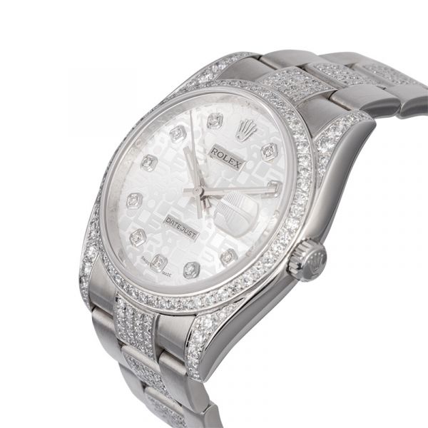 Custom Diamond Set Rolex Datejust 36 116200