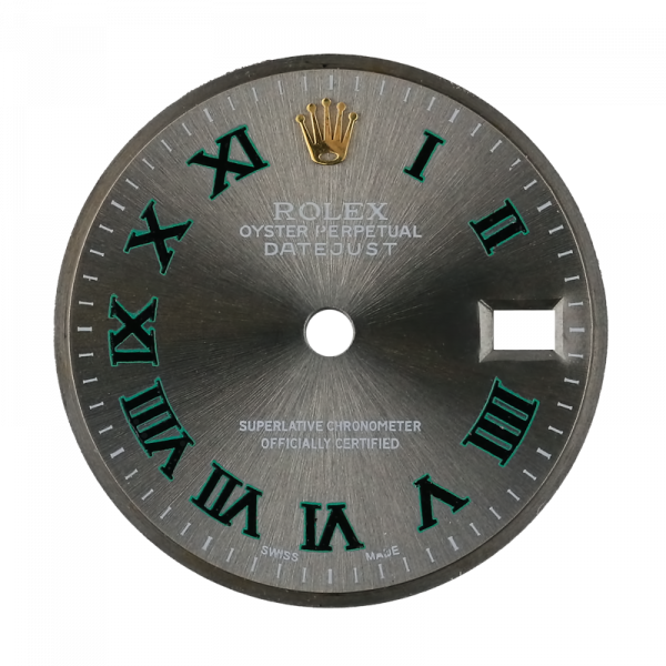 Rolex DateJust 26mm Steel Roman Numeral Custom Dial
