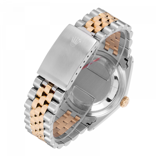 Rolex Datejust 36 Bi-Metal Jubilee Diamond Set Custom Watch 116203