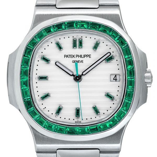 Customised Patek Philippe Nautilus 5711 Green Emerald