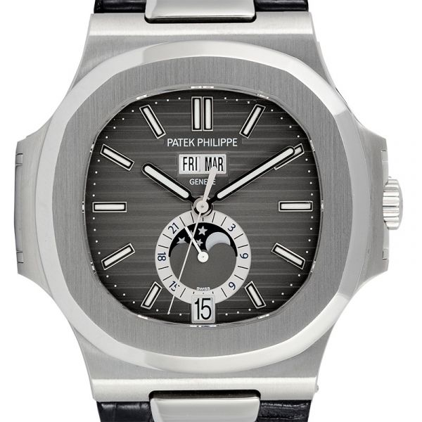 Patek Philippe Nautilus Stainless Steel & Leather 5726A-001