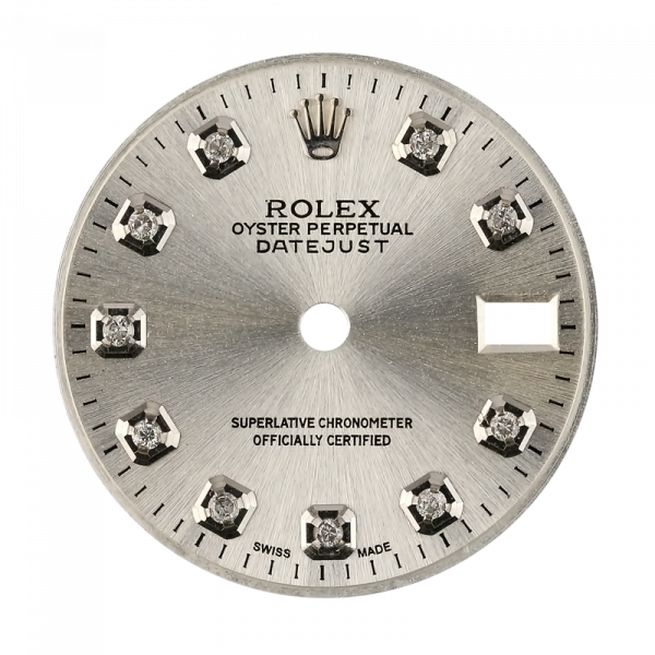 Rolex DateJust 26mm Steel/ Diamond Hour Markers Custom Dial