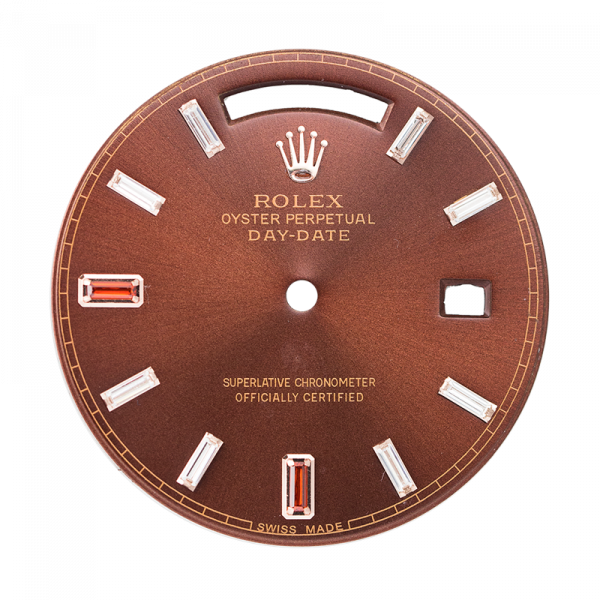 Rolex Day-Date 41mm Red/Diamonds Custom Dial