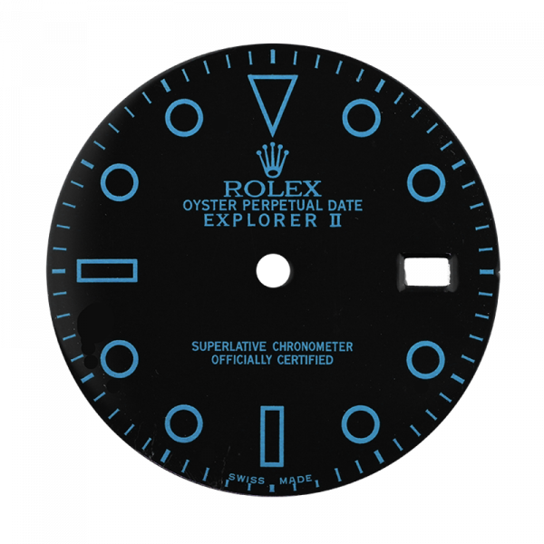 Rolex Explorer II Black/Blue Custom Dial