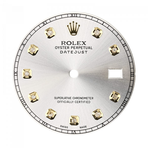 Rolex DateJust 41mm Steel/Diamond Hour Markers Custom Dial