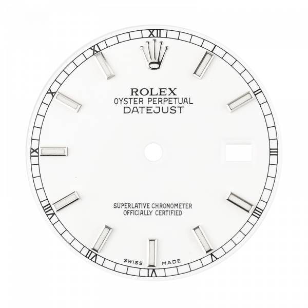 Rolex DateJust 36mm White/Index Original Factory Dial