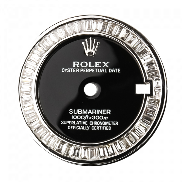 Rolex Submariner 40mm Baguette Cut Diamond Custom Dial