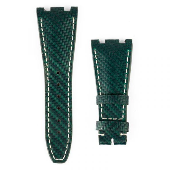 100% Genuine Green Carbon Fibre Custom Strap for Audemars Piguet Royal Oak Offshore 42mm