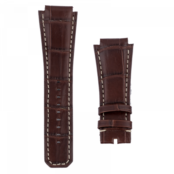 Custom Brown Alligator Leather Strap for Audemars Piguet Royal Oak Offshore 48mm