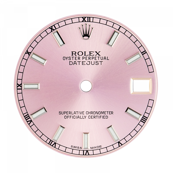Rolex DateJust 31mm Original Factory Pink/Index Dial