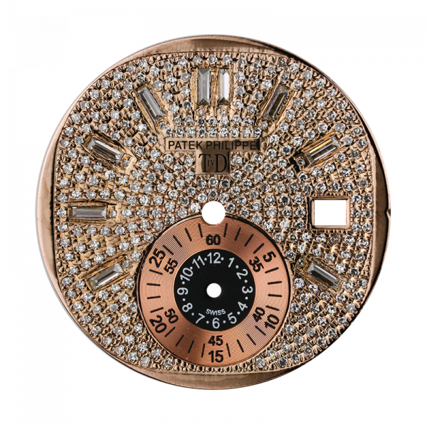 Patek Philippe Nautilus 5980 Rose Gold Diamond Set T4D Custom Dial