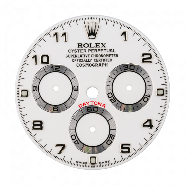 Rolex Daytona White/Arabic Numerals Original Factory Dial