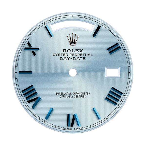 Factory Ice Blue Platinum Dial for Rolex Day-Date 40
