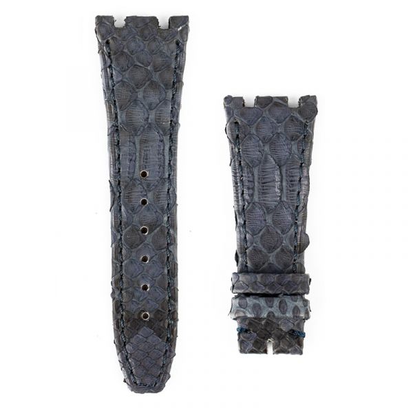 Custom blue python strap for AP Royal Oak 15300 15400