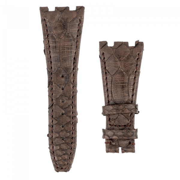 Custom Brown Python Leather Strap for Audemars Piguet Royal Oak Offshore 42mm