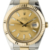 Rolex DateJust II 41mm Steel/Gold Champagne/Index Oyster 116333